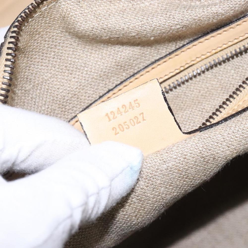 GUCCI Hand Bag Leather Beige 124245 Auth 131725 - Picture 12 of 16